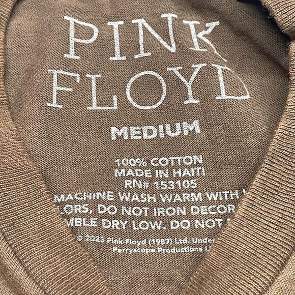 Pink Floyd Brown Acid Wash World Tour '87 Tee N0354 - Picture 3 of 6